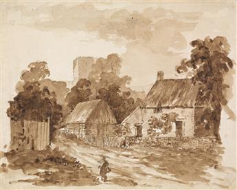 RICHARD WESTMACOTT (London 1775-1856 London) Study of a Ruined Abbey.